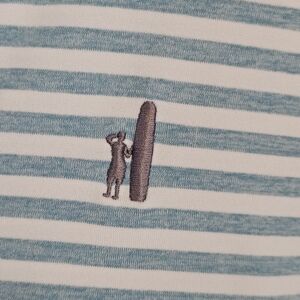 Johnnie-O Mens 2XL Smith Stripe Prep-Formance Jersey Polo JMPO2410 Tropical Golf